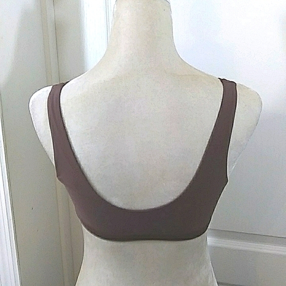 SHEIN Brown Bikini Top Small - Picture 2 of 3